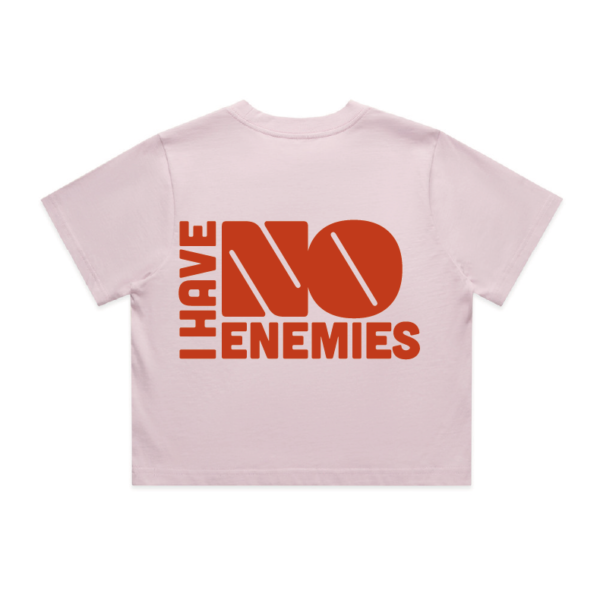 IHNE Crop Signature Tee – Orchid/Terracotta
