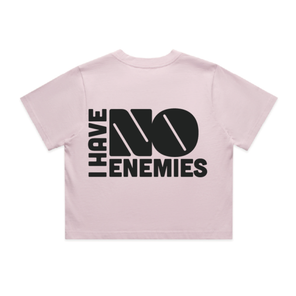 IHNE Crop Signature Tee – Orchid/Dark Grey